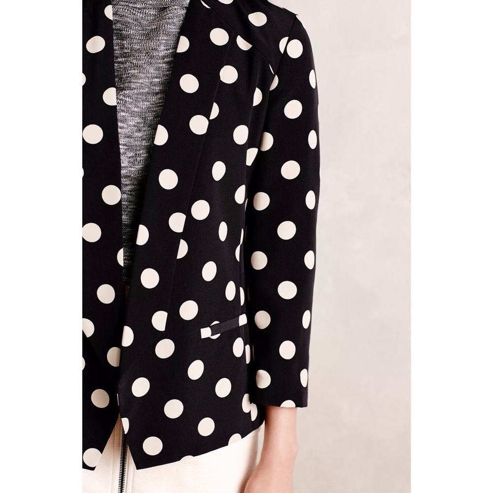 Anthropologie Corey Lynn Calter Point Blazer Dots - Picture 3 of 13